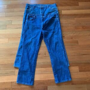 Lot of 2 Wrangler Men Jeans 40x30 Blue Denim Classic Fit Straight Leg‎ 936PWD